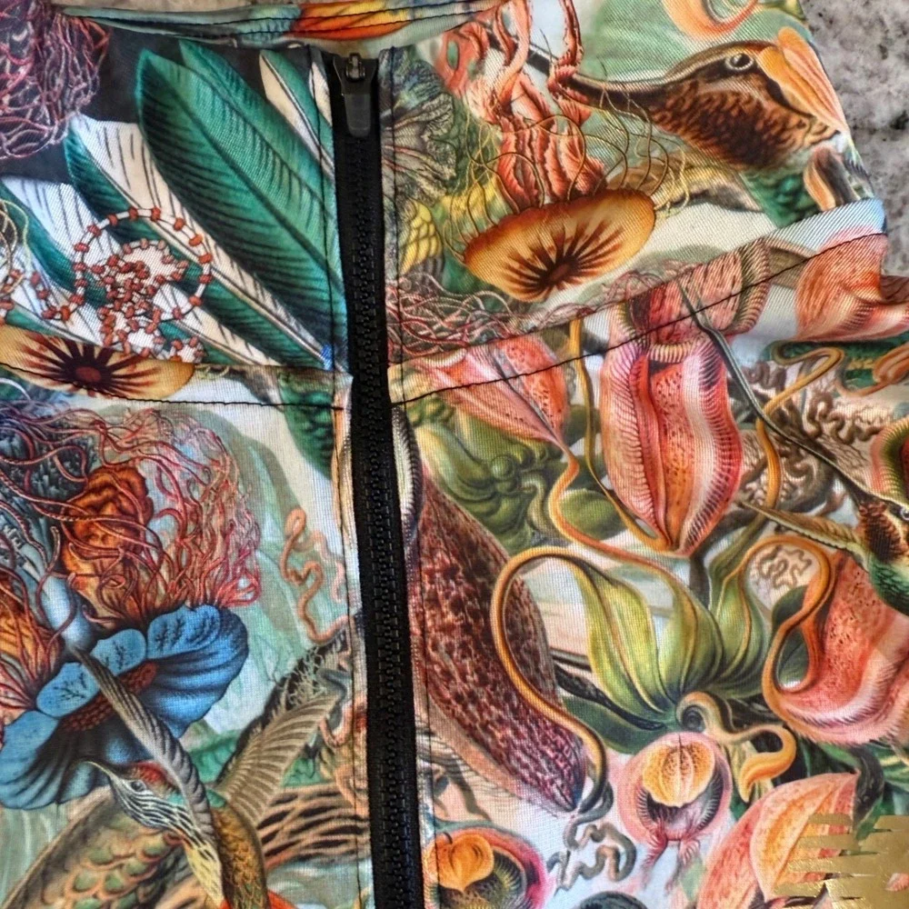 New Balance Hummingbird Graphic 1/4 zip tropical loud bird Size Large‎ - Picture 5 of 8